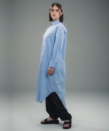 +phenix（プラスフェニックス）の「+phenix(プラスフェニックス)ROUND HEM SHIRT DRESS / ラウンドヘム シャツドレス（ワンピース）」