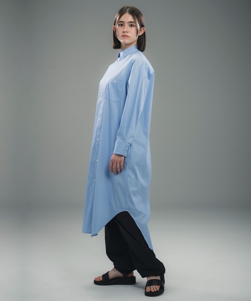 phenix(プラスフェニックス)ROUND HEM SHIRT DRESS / ラウンドヘム