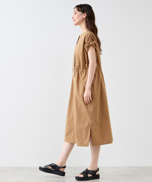 LOGEMENT DE CLAIRE（ロジュモンドクレール）の「タイプライターシャツワンピース（ワンピース・レディース・イエロー系その他/ライトグレー/ブラウン・FREE）」の18枚目の写真