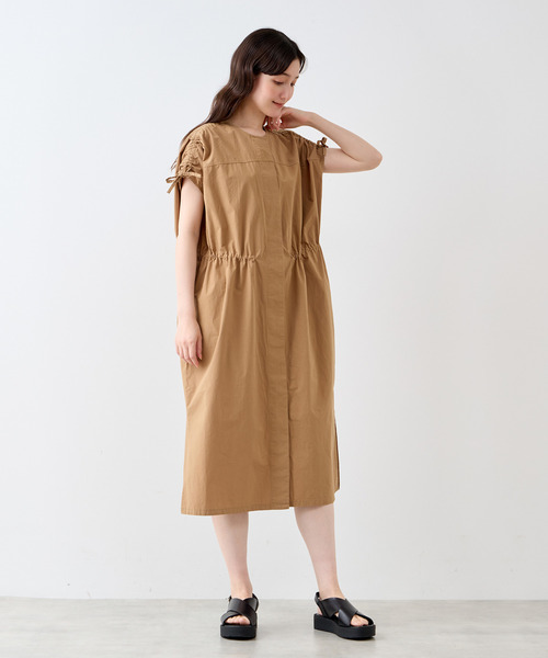 LOGEMENT DE CLAIRE（ロジュモンドクレール）の「タイプライターシャツワンピース（ワンピース・レディース・イエロー系その他/ライトグレー/ブラウン・FREE）」の13枚目の写真