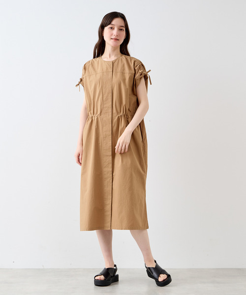 LOGEMENT DE CLAIRE（ロジュモンドクレール）の「タイプライターシャツワンピース（ワンピース・レディース・イエロー系その他/ライトグレー/ブラウン・FREE）」の12枚目の写真