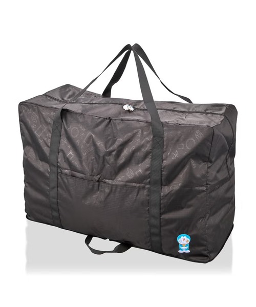 SPECIAL PRODUCT DESIGN(スペシャルプロダクトデザイン)の「ドラえもん 折りたたみボストンバッグ(130L) ブラック SIFF(ボストンバッグ・レディース・マルチ・FREE)」の1枚目の写真
