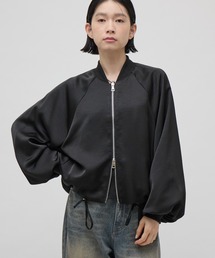サテンボリュームブルゾン 26aw