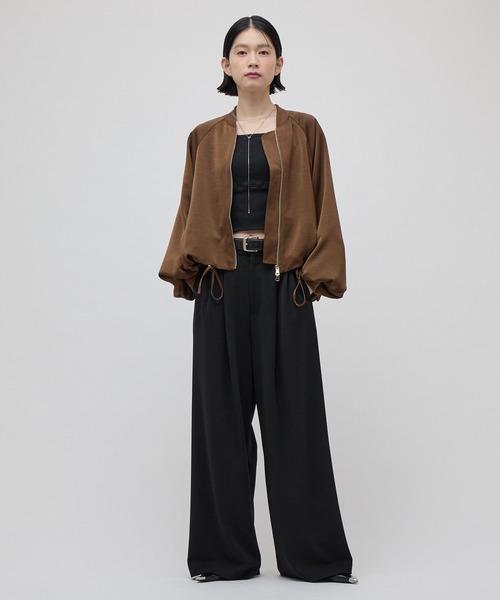 Lui's(ルイス)の「サテンボリュームブルゾン 26aw(ブルゾン・レディース・ブラウン/カーキ/ブラック・FREE)」の17枚目の写真