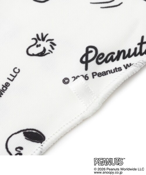 PEANUTS（ピーナッツ）の「【PEANUTS】ひんやりゲルスカーフ（バンダナ/スカーフ・レディース・ブラック系/ホワイト系1・00）」の4枚目の写真
