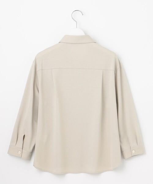 J.PRESS(ジェイプレス)の「【冷房対策に・WEB限定カラーあり】タイプライターライクジャージー シャツ カットソー(Tシャツ/カットソー・レディース・ネイビー系/ライトグリーン系/グレー系/ライトグレー系・MEDIUM/LARGE)」の18枚目の写真