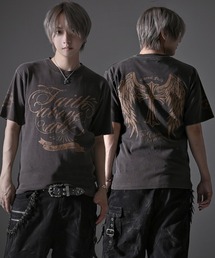 『SILVER BULLET SELECT AP/シルバーバレットセレクト』スパンリブピグメント加工プリントTEE