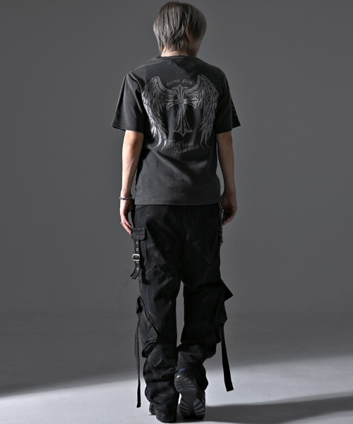 SILVER BULLET(シルバーバレット)の「『SILVER BULLET SELECT AP/シルバーバレットセレクト』スパンリブピグメント加工プリントTEE(Tシャツ/カットソー・メンズ・グレイッシュベージュ/ブラウン/ブラック・L/M)」の11枚目の写真