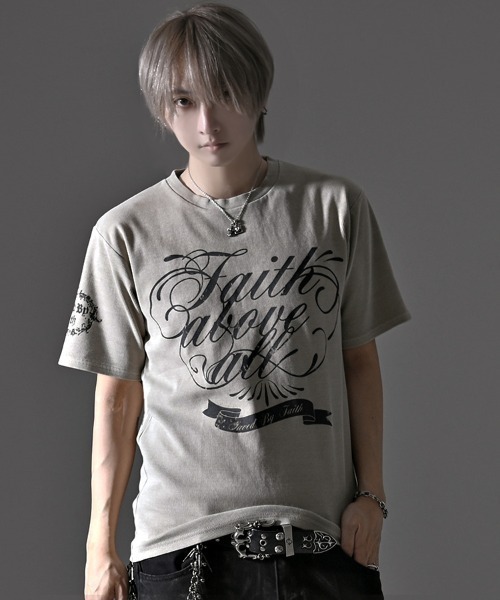 SILVER BULLET(シルバーバレット)の「『SILVER BULLET SELECT AP/シルバーバレットセレクト』スパンリブピグメント加工プリントTEE(Tシャツ/カットソー・メンズ・グレイッシュベージュ/ブラウン/ブラック・L/M)」の16枚目の写真