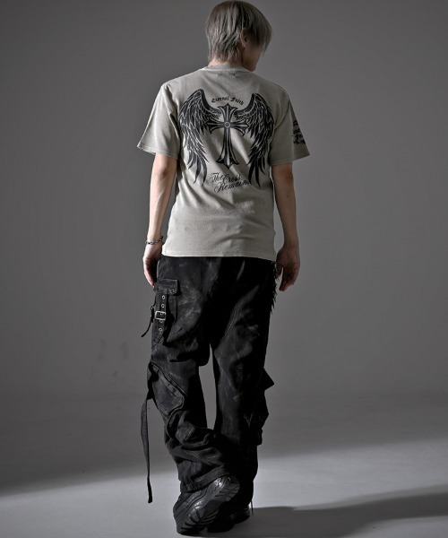 SILVER BULLET(シルバーバレット)の「『SILVER BULLET SELECT AP/シルバーバレットセレクト』スパンリブピグメント加工プリントTEE(Tシャツ/カットソー・メンズ・グレイッシュベージュ/ブラウン/ブラック・L/M)」の19枚目の写真