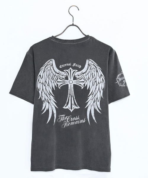 SILVER BULLET(シルバーバレット)の「『SILVER BULLET SELECT AP/シルバーバレットセレクト』スパンリブピグメント加工プリントTEE(Tシャツ/カットソー・メンズ・グレイッシュベージュ/ブラウン/ブラック・L/M)」の21枚目の写真