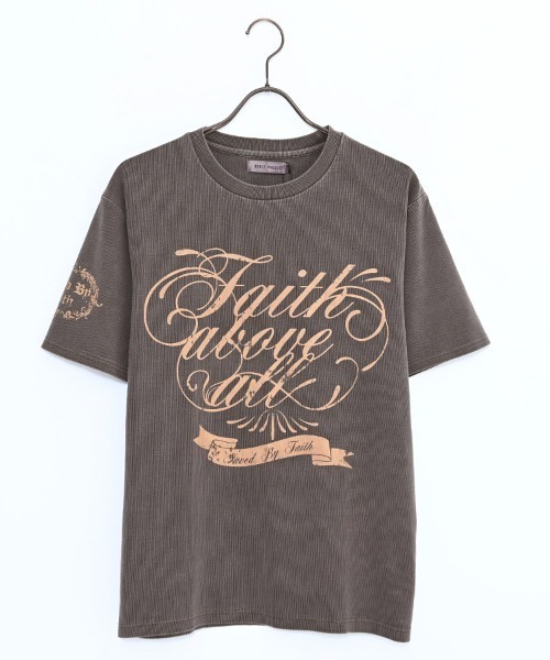 SILVER BULLET(シルバーバレット)の「『SILVER BULLET SELECT AP/シルバーバレットセレクト』スパンリブピグメント加工プリントTEE(Tシャツ/カットソー・メンズ・グレイッシュベージュ/ブラウン/ブラック・L/M)」の22枚目の写真