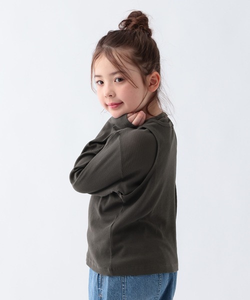 BAYFLOW（ベイフロー）の「[タンク＋長袖T SET]レイヤードヘンリーネック長袖T[120~160cm](KIDS)（Tシャツ/カットソー・キッズ・ブルー/ブラウン/チャコール・160cm/150cm/140cm/130cm/120cm）」の10枚目の写真
