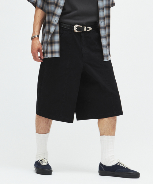 JOURNAL STANDARD(ジャーナルスタンダード)の「ヴィンテージツイル ワーク クォーターショーツ(その他パンツ・メンズ・チャコールグレー/ブラック/ブラウン・MEDIUM/LARGE)」の1枚目の写真