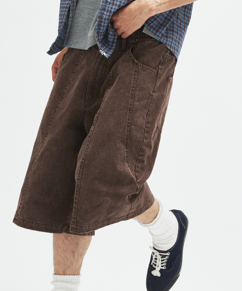 JOURNAL STANDARD(ジャーナルスタンダード)の「ヴィンテージツイル ワーク クォーターショーツ(その他パンツ・メンズ・チャコールグレー/ブラック/ブラウン・MEDIUM/LARGE)」の18枚目の写真