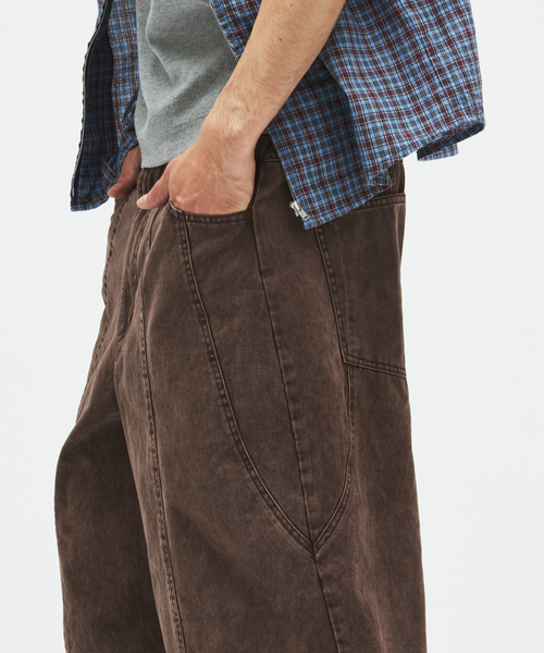 JOURNAL STANDARD(ジャーナルスタンダード)の「ヴィンテージツイル ワーク クォーターショーツ(その他パンツ・メンズ・チャコールグレー/ブラック/ブラウン・MEDIUM/LARGE)」の19枚目の写真