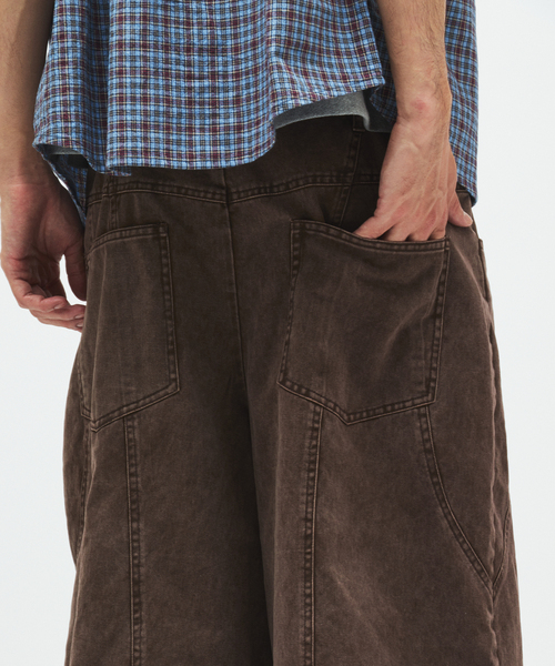 JOURNAL STANDARD(ジャーナルスタンダード)の「ヴィンテージツイル ワーク クォーターショーツ(その他パンツ・メンズ・チャコールグレー/ブラック/ブラウン・MEDIUM/LARGE)」の20枚目の写真
