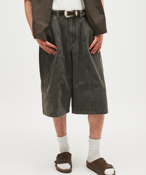 JOURNAL STANDARD(ジャーナルスタンダード)の「ヴィンテージツイル ワーク クォーターショーツ(その他パンツ・メンズ・チャコールグレー/ブラック/ブラウン・MEDIUM/LARGE)」の10枚目の写真