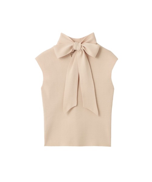 polaura(ポローラ)の「スリークアレンジタイニットトップス(Tシャツ/カットソー・レディース・グレー/アイボリー/ピンク・FREE)」の4枚目の写真