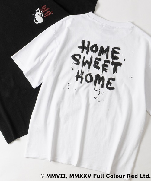 BRANDALISED(ブランダライズド)の「【ab】〔BRANDALISED/ブランダライズド〕3DファブリックプリントTシャツ HOME SWEET HOME/THIS PLANET SUCKS(Tシャツ/カットソー・メンズ・ホワイト系1/ブラック系1/ブラック系2/ホワイト系2・FREE/MEDIUM/LARGE)」の1枚目の写真