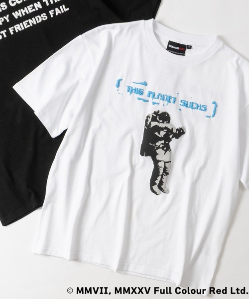 BRANDALISED(ブランダライズド)の「【ab】〔BRANDALISED/ブランダライズド〕3DファブリックプリントTシャツ HOME SWEET HOME/THIS PLANET SUCKS(Tシャツ/カットソー・メンズ・ホワイト系1/ブラック系1/ブラック系2/ホワイト系2・FREE/MEDIUM/LARGE)」の2枚目の写真