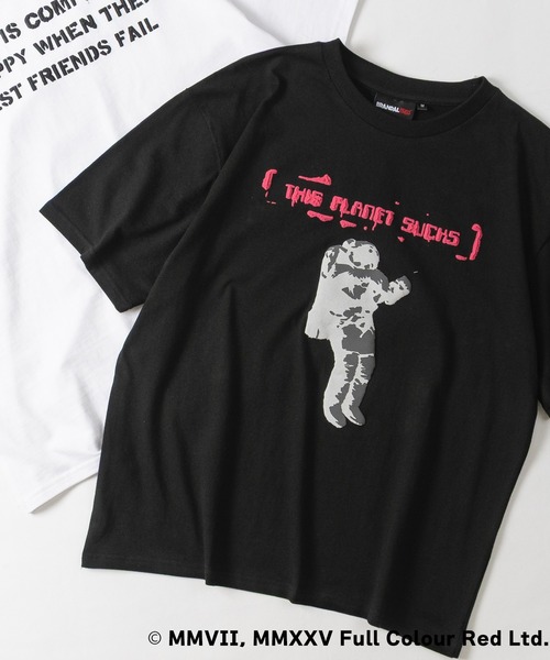 BRANDALISED(ブランダライズド)の「【ab】〔BRANDALISED/ブランダライズド〕3DファブリックプリントTシャツ HOME SWEET HOME/THIS PLANET SUCKS(Tシャツ/カットソー・メンズ・ホワイト系1/ブラック系1/ブラック系2/ホワイト系2・FREE/MEDIUM/LARGE)」の4枚目の写真