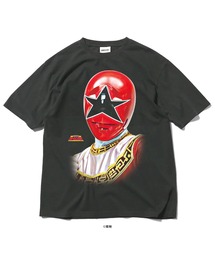 HG250166 スーパー戦隊 × ホームゲーム 【HOMEGAME】 - 半袖Tシャツ 1995 オーレッド TEE