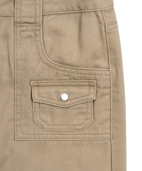 PEPLEE(ペプリー)の「Mini Pocket Boots Cut Cotton Pants (Beige)(その他パンツ・レディース・その他・SMALL/MEDIUM)」の7枚目の写真