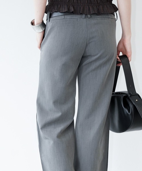 chuclla(チュクラ)の「フォルムワイドフレアパンツ chw26s365(その他パンツ・レディース・グレー・L/S/M)」の9枚目の写真