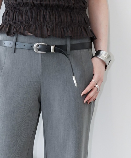 chuclla(チュクラ)の「フォルムワイドフレアパンツ chw26s365(その他パンツ・レディース・グレー・L/S/M)」の11枚目の写真