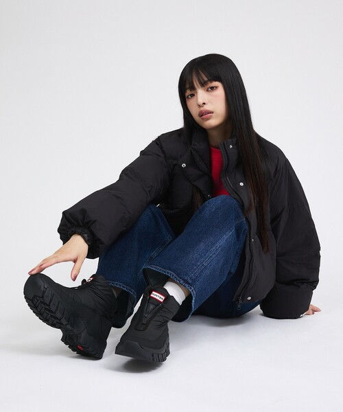 HUNTER(ハンター)の「【HUNTER/ハンター】INTREPID WANDERER SNOW BOOT ZIPブーツ/スノーブーツ(ブーツ・レディース・ブラック・25/24/23/22)」の3枚目の写真