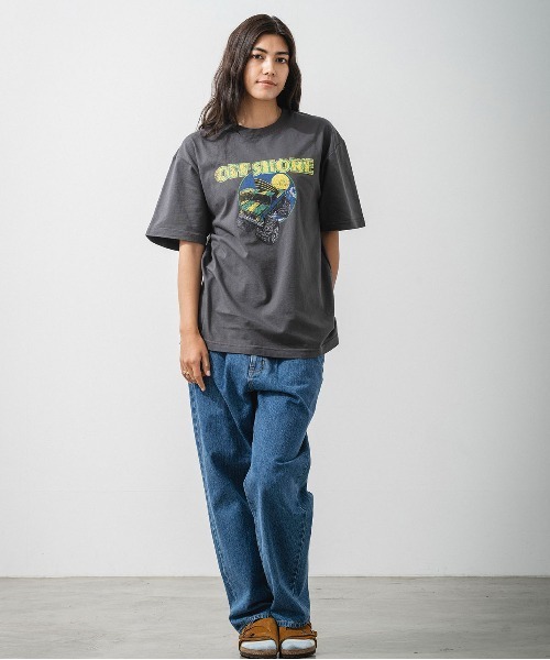 OFFSHORE(オフショア)の「PACIFIC MOTOR TEE(Tシャツ/カットソー・メンズ・チャコールグレー/ブルー・S/M/L/XL)」の5枚目の写真