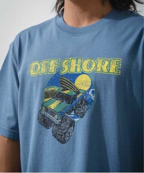 OFFSHORE(オフショア)の「PACIFIC MOTOR TEE(Tシャツ/カットソー・メンズ・チャコールグレー/ブルー・S/M/L/XL)」の7枚目の写真