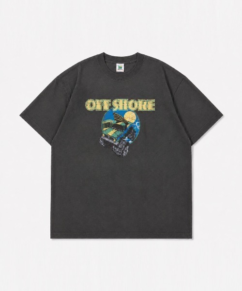 OFFSHORE(オフショア)の「PACIFIC MOTOR TEE(Tシャツ/カットソー・メンズ・チャコールグレー/ブルー・S/M/L/XL)」の8枚目の写真
