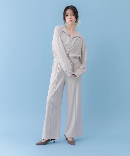 RANDA(ランダ)の「ラメスウェットセットアップ(ワンピース・レディース・グレー/アイボリー/ピンク・1/0)」の4枚目の写真