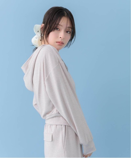 RANDA(ランダ)の「ラメスウェットセットアップ(ワンピース・レディース・グレー/アイボリー/ピンク・1/0)」の5枚目の写真