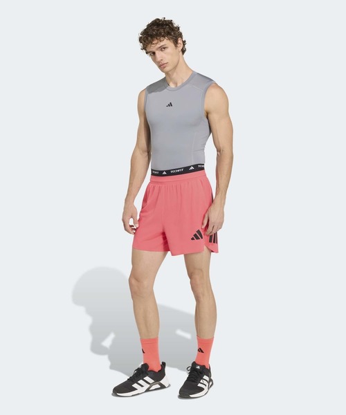 adidas(アディダス)の「TECHFIT ハイブリッド インナーパンツ / アディダス adidas(レギンス/スパッツ・メンズ・ブラック・M(7inch)/L(7inch)/XS(7inch)/XL(7inch)/3XL(7inch)/2XL(7inch)/S(7inch))」の6枚目の写真