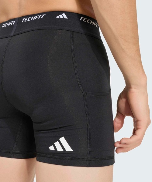 adidas(アディダス)の「TECHFIT ハイブリッド インナーパンツ / アディダス adidas(レギンス/スパッツ・メンズ・ブラック・M(7inch)/L(7inch)/XS(7inch)/XL(7inch)/3XL(7inch)/2XL(7inch)/S(7inch))」の3枚目の写真