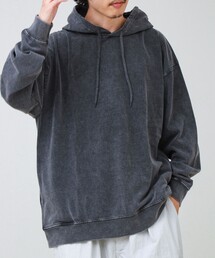 GLOSTER | 【ロンT以上、パーカー未満】ケミカル加工 フードロンT(パーカー)