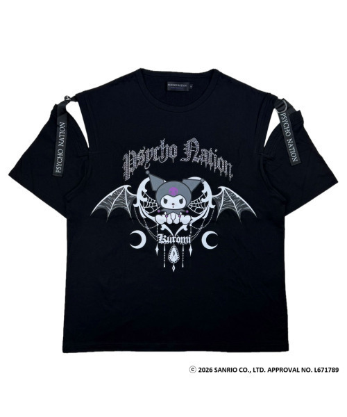 SILVER BULLET(シルバーバレット)の「『PSYCHO NATION/サイコネーション』デビルストーンTEE(Tシャツ/カットソー・レディース・ブラック系1/ブラック・XL/L/M)」の3枚目の写真