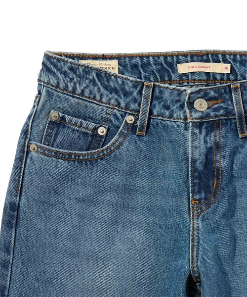 Levi's(リーバイス)の「Levi's/リーバイス LOW STRAIGHT ジーンズ ミディアムインディゴ(デニムパンツ・レディース・インディゴブルー・26inch/25inch/24inch/23inch/28inch/27inch)」の8枚目の写真