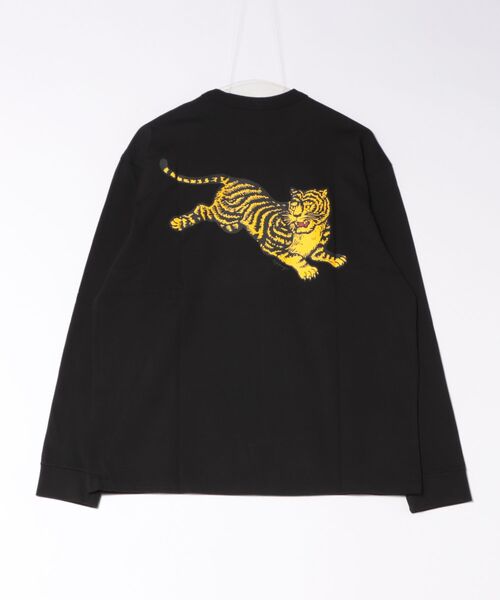 KENZO(ケンゾー)の「GOTS KENZO JUMPING TIGER BACK PLACED RELAX LS T-SHIRT(Tシャツ/カットソー・メンズ・ブラック系その他5・SMALL/X-LARGE/LARGE/MEDIUM)」の2枚目の写真