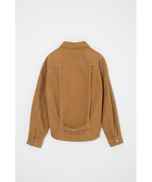 MOUSSY(マウジー)の「【26年AW新作】【セットアップ対応】COTTON FLANNEL TRUCKER ジャケット(その他アウター・レディース・オフホワイト/キャメル・FREE)」の4枚目の写真