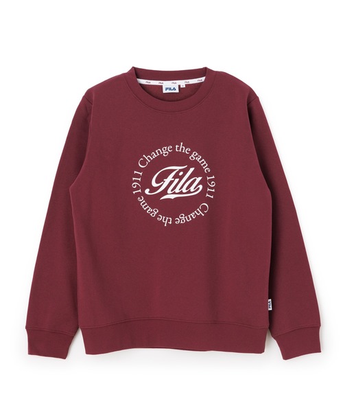 FILA（フィラ）の「SCRIPT LOGO SWEAT SHIRT / スクリプトロゴ　スウェットシャツ（スウェット・レディース・ワインレッド/ネイビー/グレー・M/XL/L）」の3枚目の写真