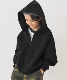 coca(coca) | キッズ ソフトスウェットジップアップフーディ(パーカー)