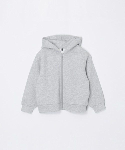 coca(coca)(コカ)の「キッズ ソフトスウェットジップアップフーディ(パーカー・キッズ・グレー/ブラック・120/130/140/150)」の14枚目の写真