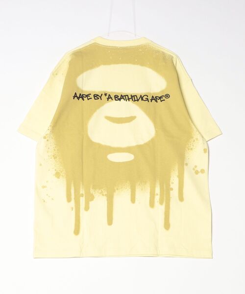 AAPE BY A BATHING APE（エーエイプバイアベイシングエイプ）の「AAPE MAIN TEE（Tシャツ/カットソー・メンズ・ブラック/ライトイエロー・MEDIUM/LARGE/SMALL/X-LARGE/XX-LARGE）」の10枚目の写真