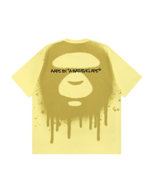 AAPE BY A BATHING APE（エーエイプバイアベイシングエイプ）の「AAPE MAIN TEE（Tシャツ/カットソー・メンズ・ブラック/ライトイエロー・MEDIUM/LARGE/SMALL/X-LARGE/XX-LARGE）」の2枚目の写真