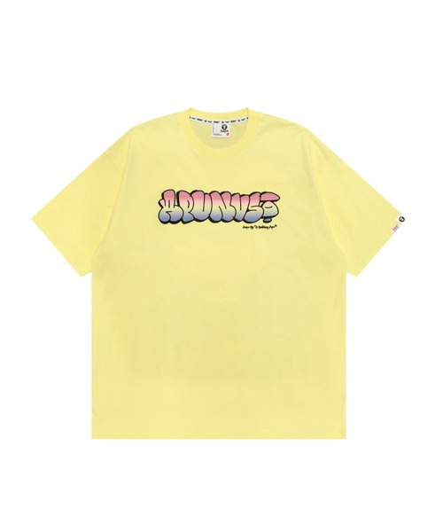 AAPE BY A BATHING APE（エーエイプバイアベイシングエイプ）の「AAPE MAIN TEE（Tシャツ/カットソー・メンズ・ブラック/ライトイエロー・MEDIUM/LARGE/SMALL/X-LARGE/XX-LARGE）」の6枚目の写真