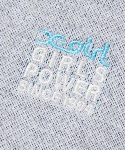 X-girl（エックスガール）の「BOX LOGO AND FACE JACQUARD KNIT TOP（ニット/セーター・レディース・アッシュ/ブラック・ONE SIZE）」の15枚目の写真